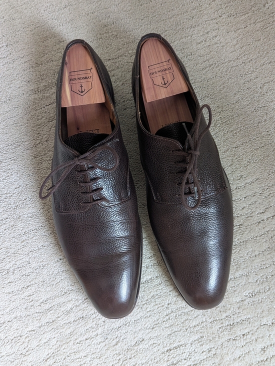 Bowen Other - Made In England - Designed In France Men’s Dark Brown Calf Leather Derby Oxfords